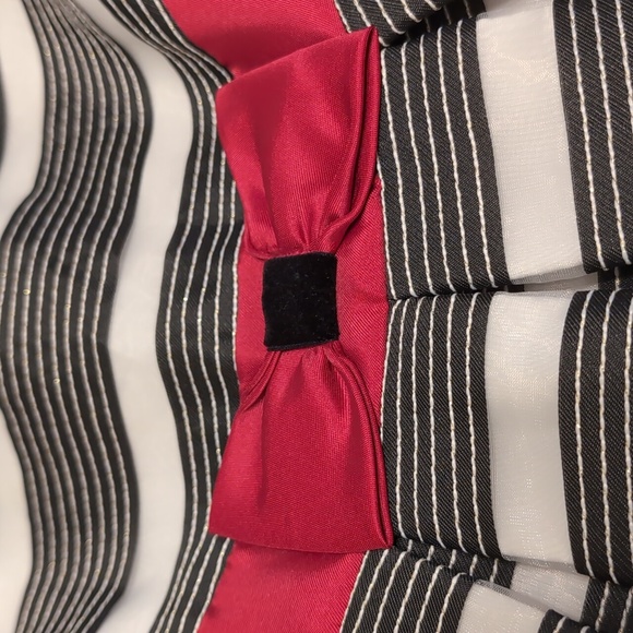 Formal Dress 4t White Black Red Belt Sash - Picture 4 of 12